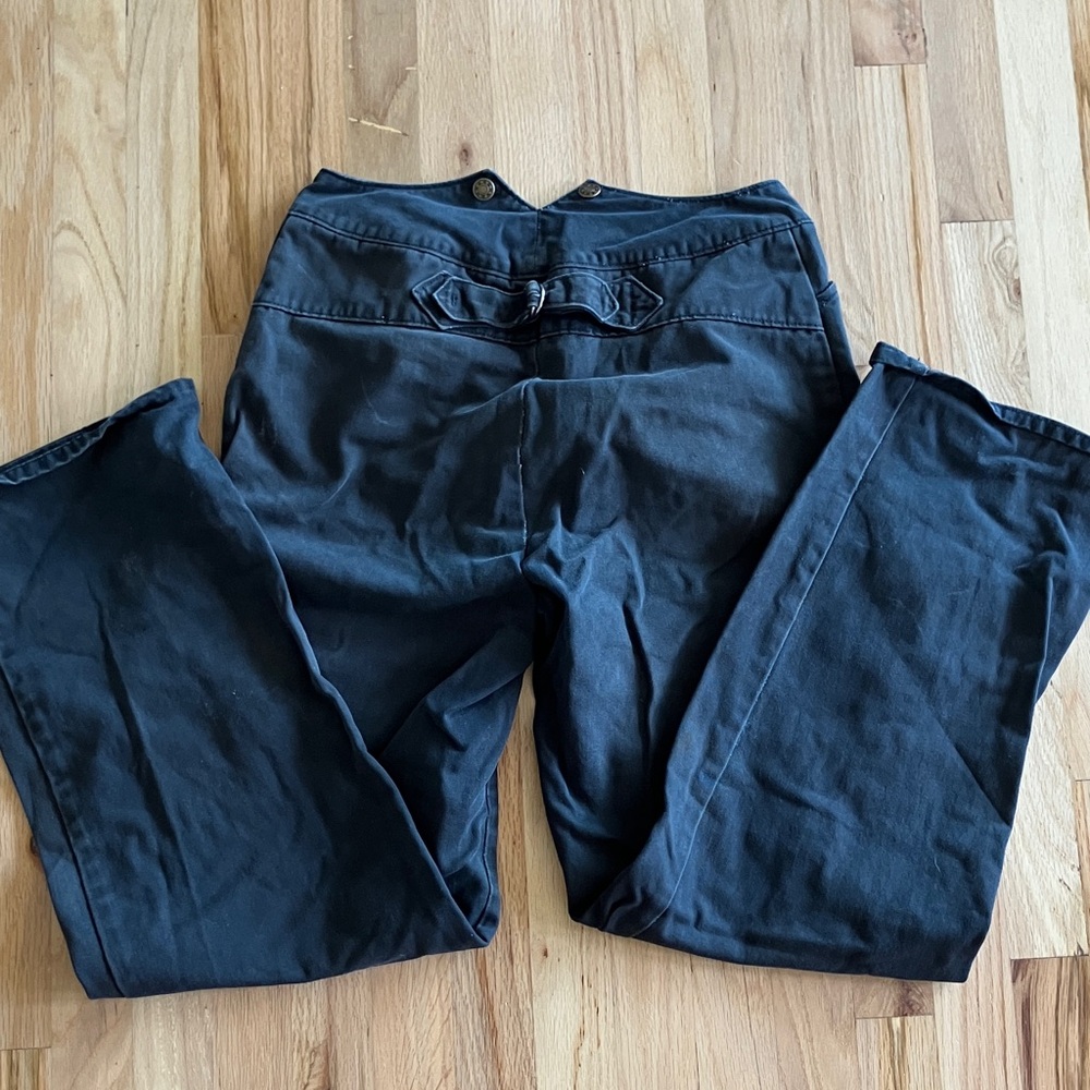 16 Classic Old West Style Western Riding Pants High Waist Cinch Women’s Black
